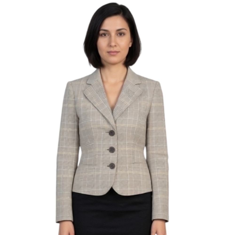 Dynamite Plaid Blazer
